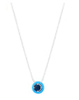 Gemstone Enamel Necklace (Available in 11 Colors)