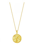 Sparkle Zodiac Coin Necklace (Available in 12 Styles)