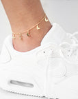 Butterfly Paperclip Chain Anklet