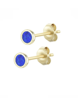 Opal Round Stud Earrings (Available in 7 Colors)