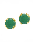 Claw Birthstone Stud Earrings (Available in 12 Colors)