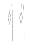 Rhombus Threader Earrings