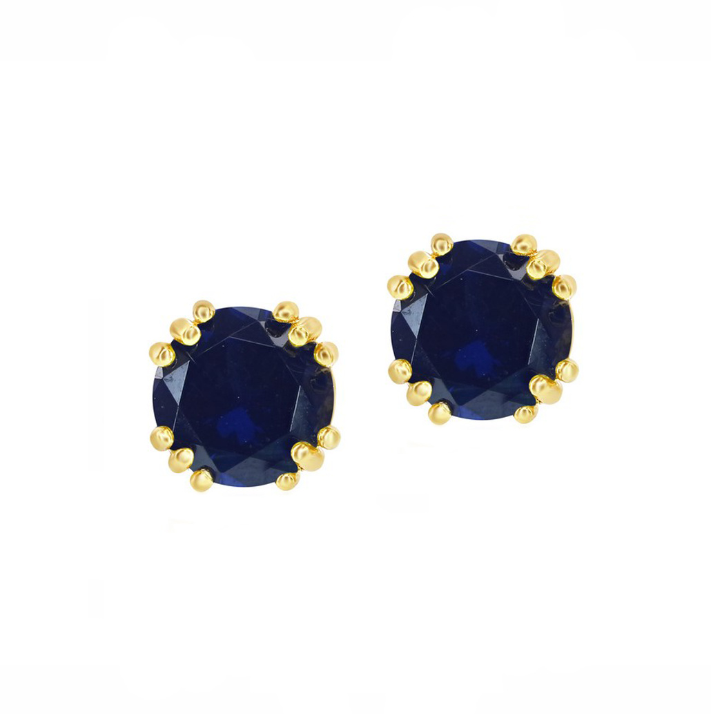 Claw Birthstone Stud Earrings (Available in 12 Colors)