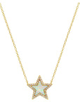 Opal Star Necklace (Available in 3 Colors)